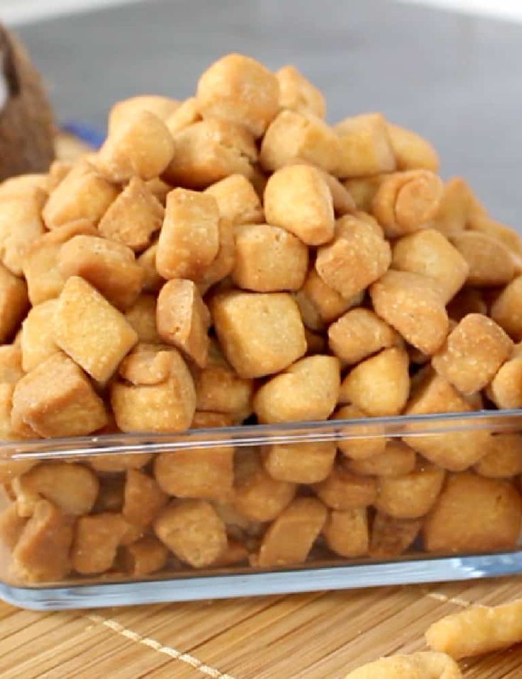 crunchy coconut chin chin